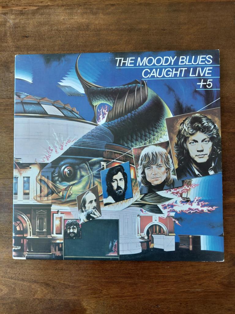 The Moody Blues - Caught Live +5 (Dubbel LP), Cd's en Dvd's, Vinyl | Pop, Gebruikt, Dubbel-LP, Gatefold hoes, 1960 - 1969, 12 inch