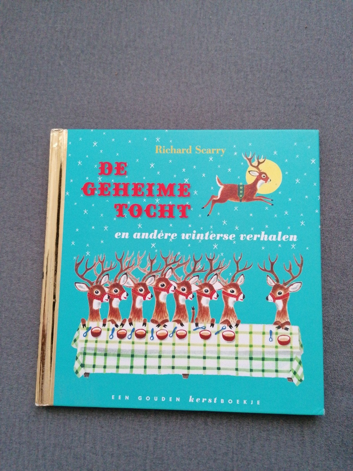 De Geheime Tocht en andere winterse verh. - Richard Scarry, Ophalen of Verzenden, Zo goed als nieuw, Richard Scarry, Sprookjes