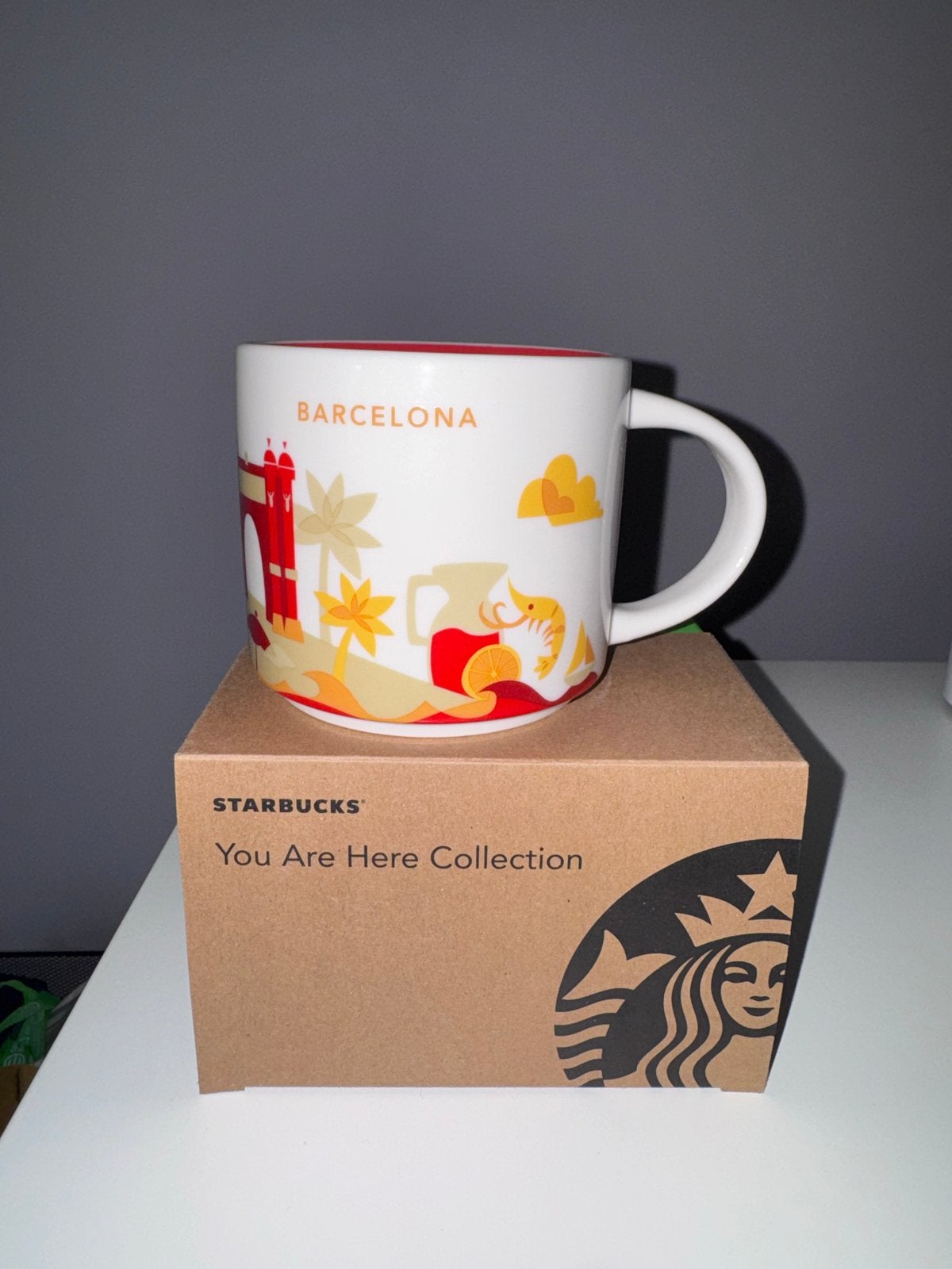 Starbucks You Are Here Collection Mok Barcelona 414ML Nieuw, Verzamelen, Ophalen of Verzenden, Nieuw
