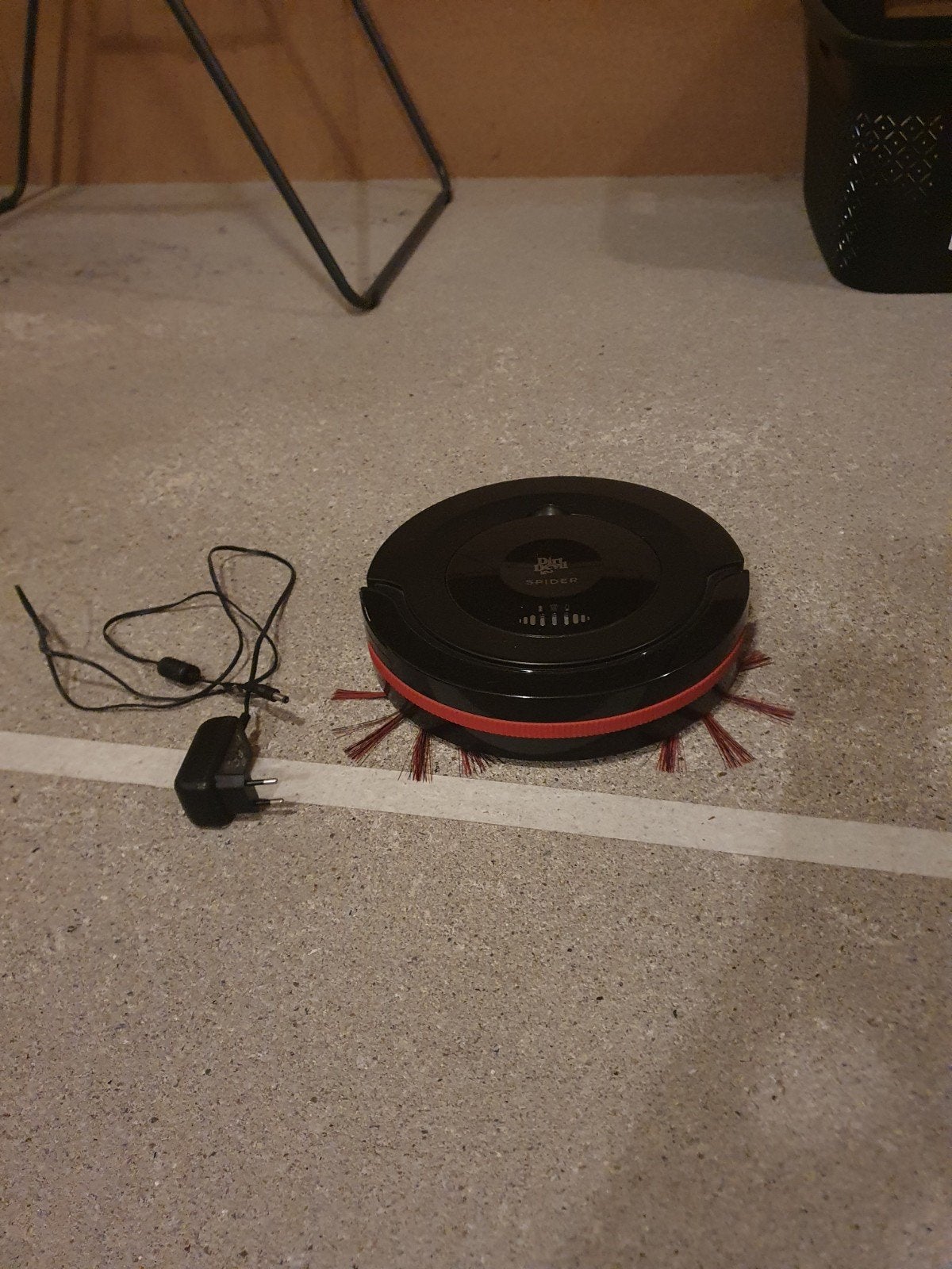Dirt Devil Spider M607 Robotstofzuiger - Zwart, Ophalen, Overige merken, Gebruikt, Robotstofzuiger
