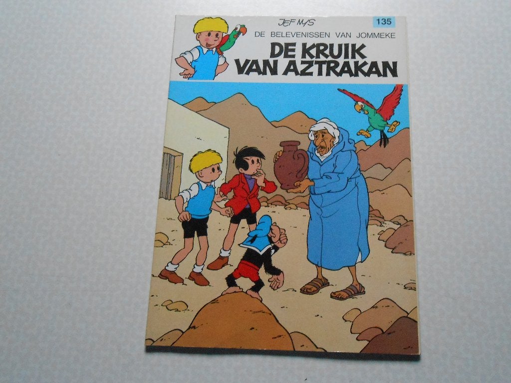 Jommeke 135 De kruik van Aztrakan 1986 1 ste druk., Boeken, Jef Nys, Eén stripboek, Nieuw, Ophalen of Verzenden