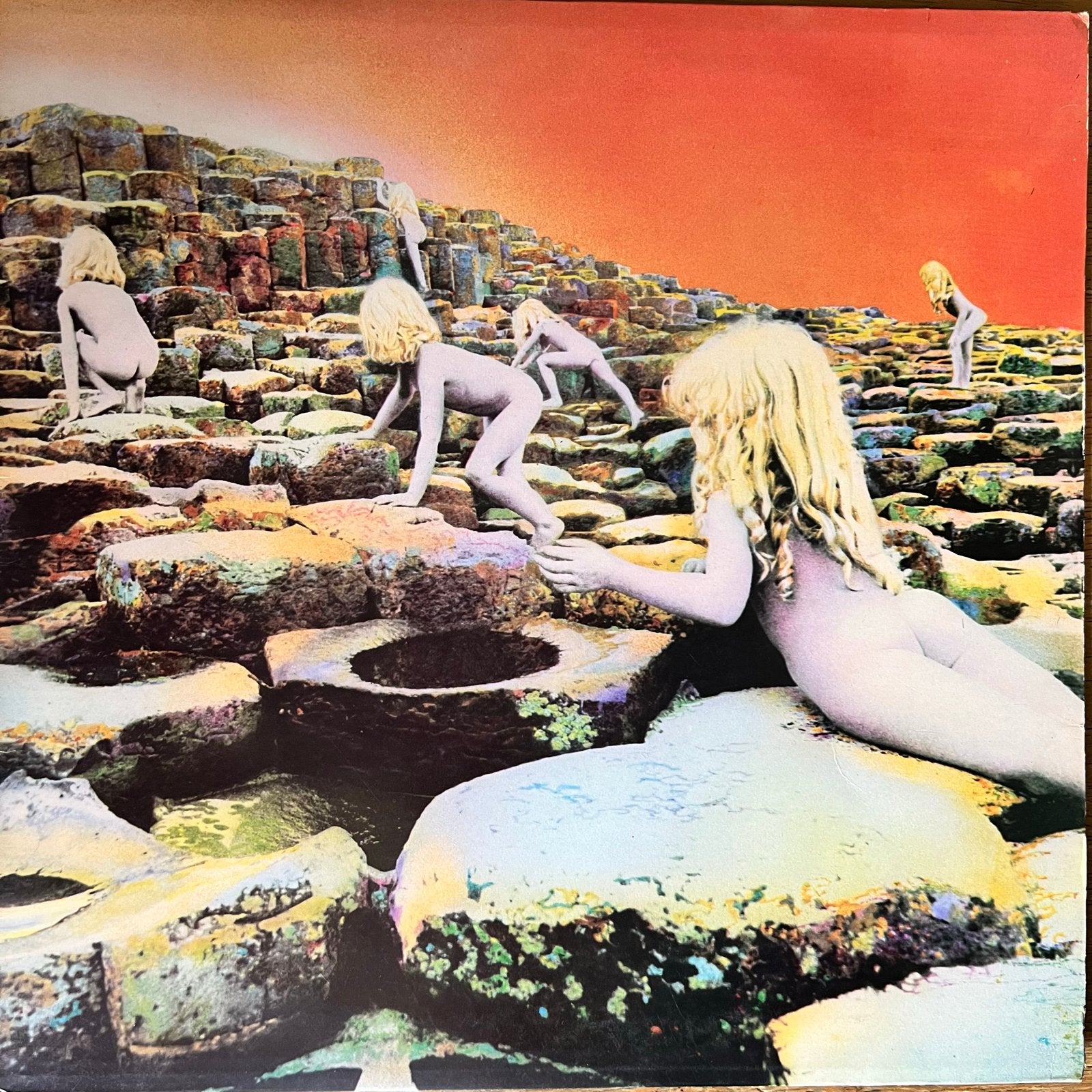 Led Zeppelin - Houses of the Holy LP (1973), Cd's en Dvd's, Vinyl | Pop, LP, Rock, Gebruikt, Originele persing