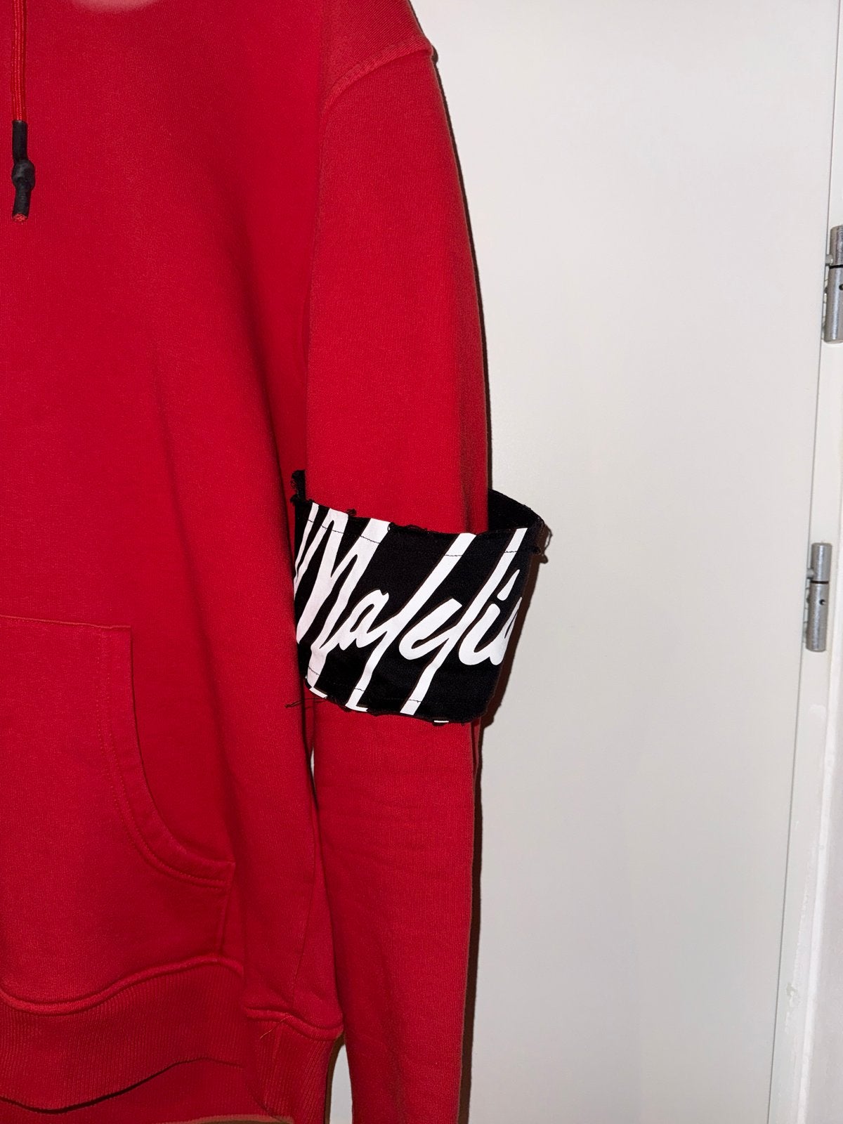 Malelions hoodie rood - Maat XL, Ophalen of Verzenden, Zo goed als nieuw, Maat 56/58 (XL), Rood