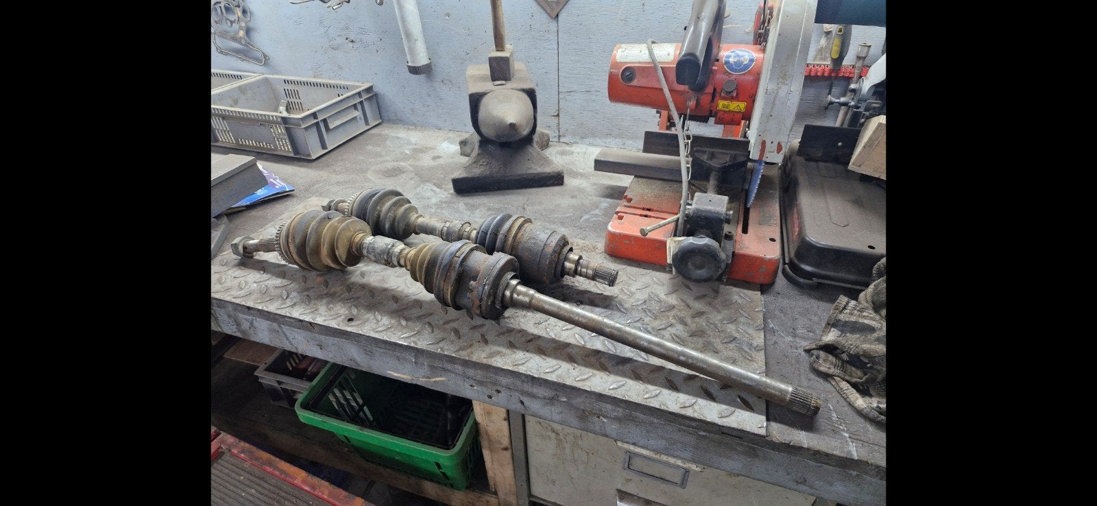 Nissan Sunny N14 GTIR Aandrijfassen Set, Ophalen of Verzenden, Gebruikt, Nissan