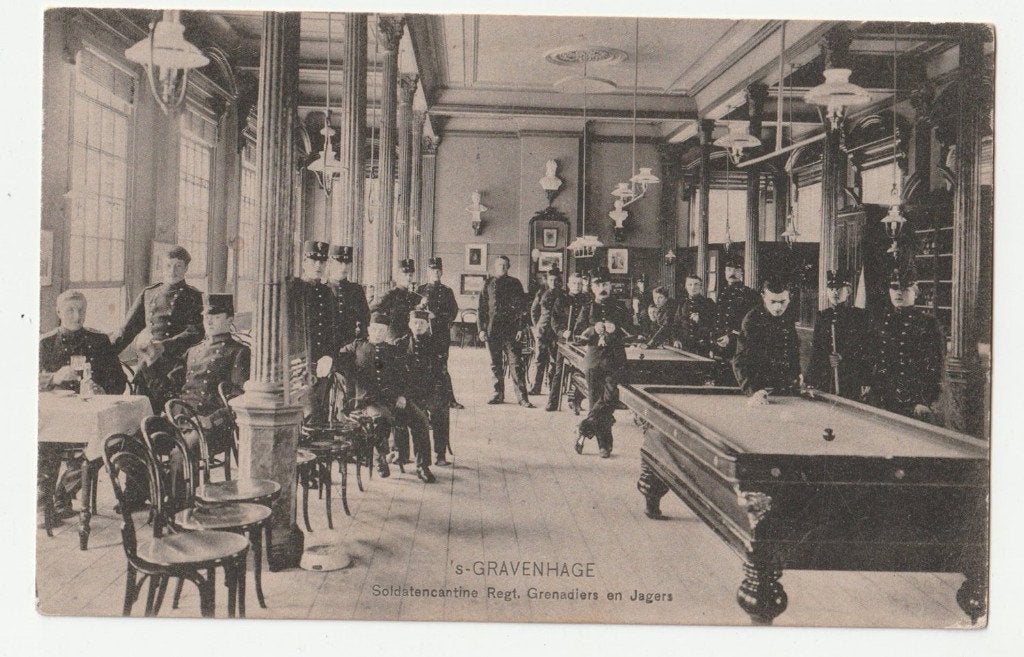 Cantine regiment Grenadiers en Jagers oude ansichtkaart 1915, Verzamelen, Verzenden, Overige typen, X, Nederland