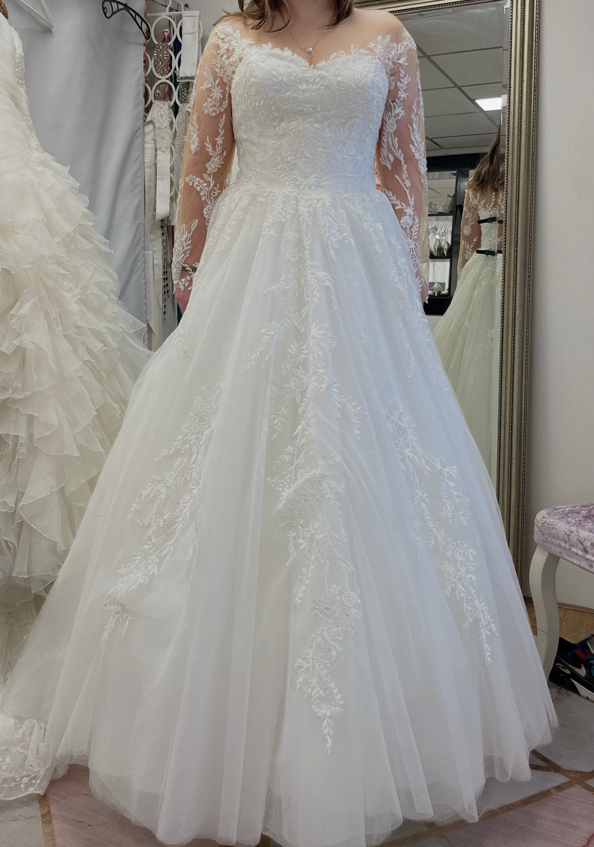 Prachtige witte trouwjurk, Ophalen, Nieuw, Wit, Trouwjurk