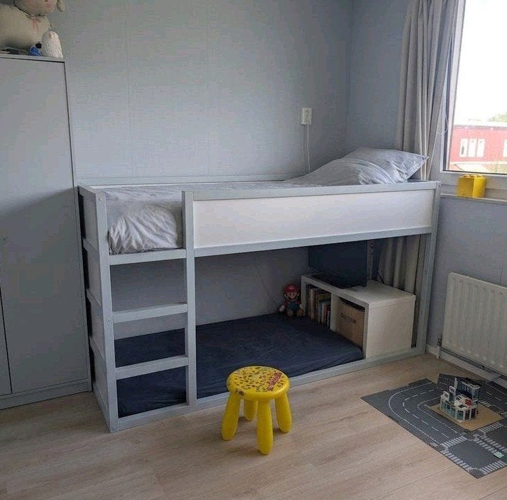 IKEA Kura bed, Huis en Inrichting, Ophalen of Verzenden, Eenpersoons, 90 cm, Hoogslaper