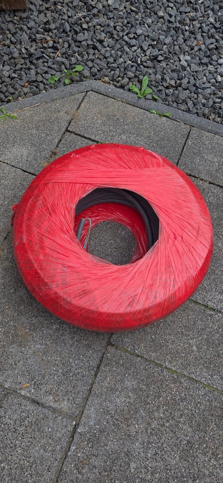 100m rol snelflex 16mm met 3x2,5mm2 VD draad, Doe-het-zelf en Verbouw, Ophalen of Verzenden, Nieuw, Kabel of Snoer