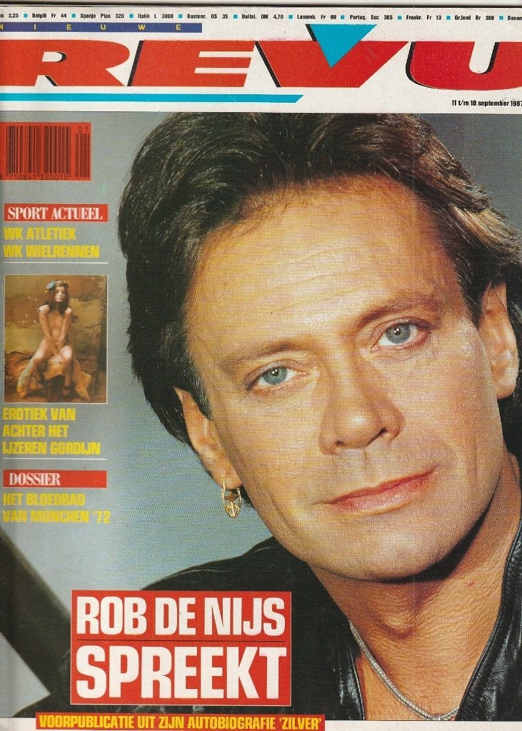 Vintage tijdschrift 1987 n.38 Nieuwe Revu Rob de Nijs, Verzamelen, Tijdschriften, Kranten en Knipsels, Verzenden, 1980 tot heden
