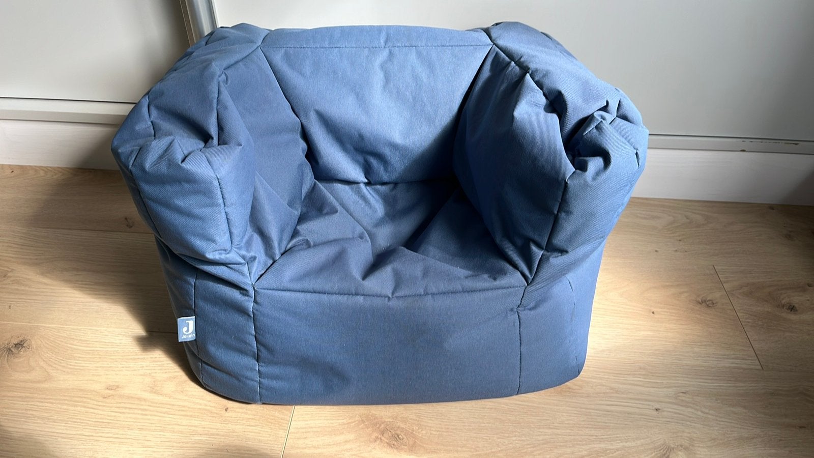 Zitzakstoel Jollein, Ophalen, Zo goed als nieuw, Blauw, Zitzakstoel