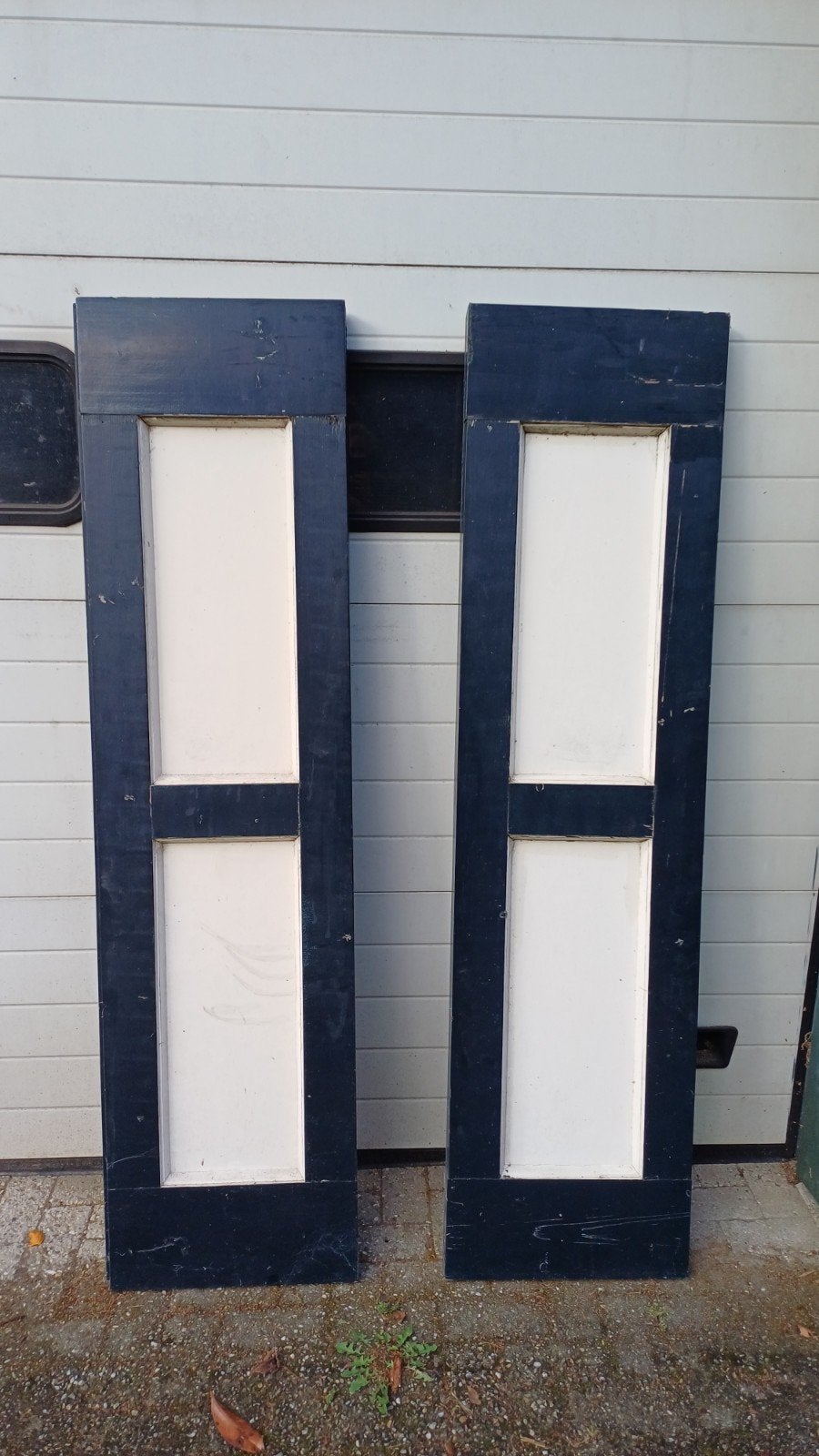 2 raamluiken luiken houten luik, Ophalen, Gebruikt, Minder dan 80 cm, Overige typen
