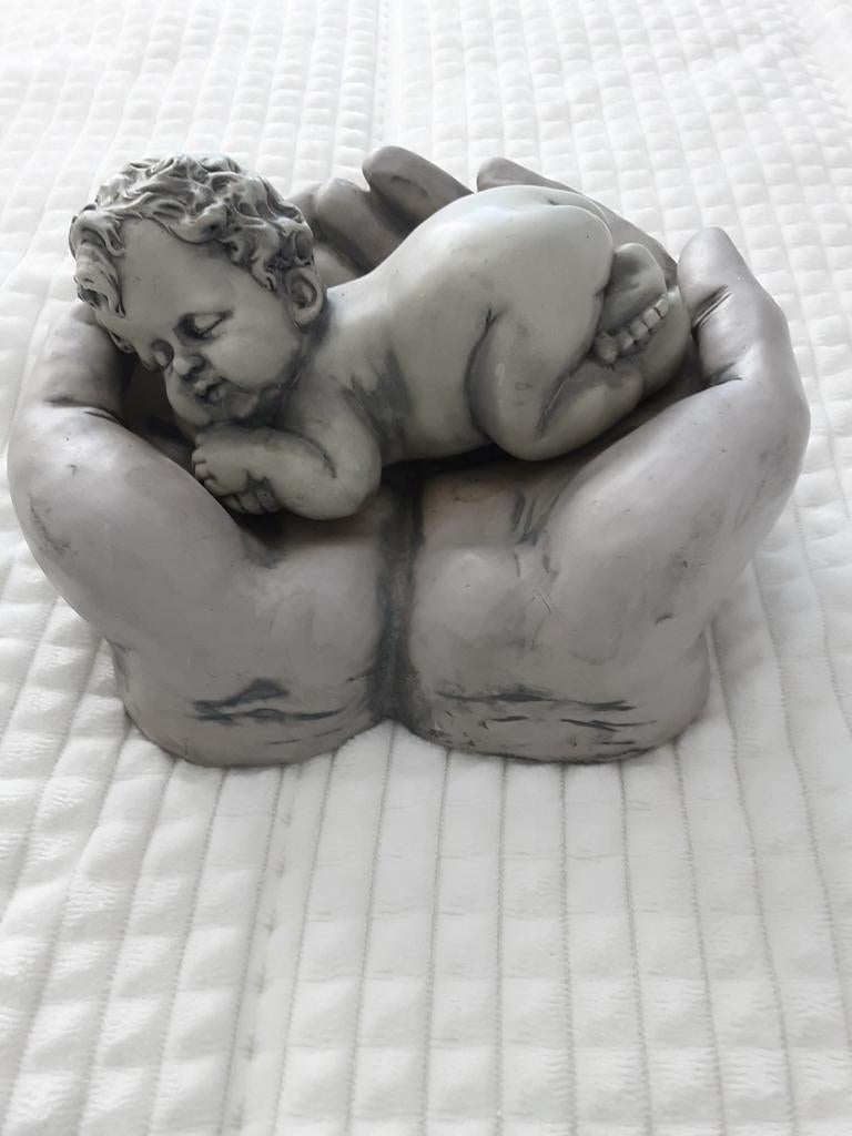 Mooie ornament van baby, Ophalen of Verzenden, Zo goed als nieuw