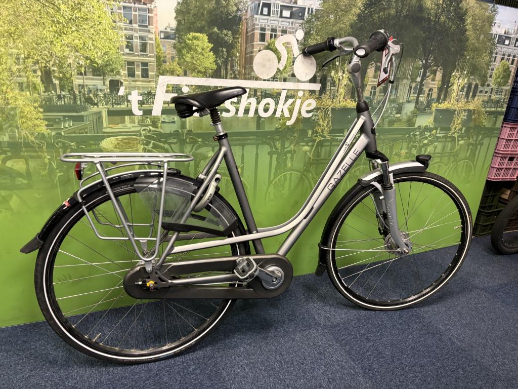 Fietshokje Raaks: Gazelle Paris Damesfiets 57cm, Niet ingevuld, Versnellingen, Niet ingevuld, Zo goed als nieuw