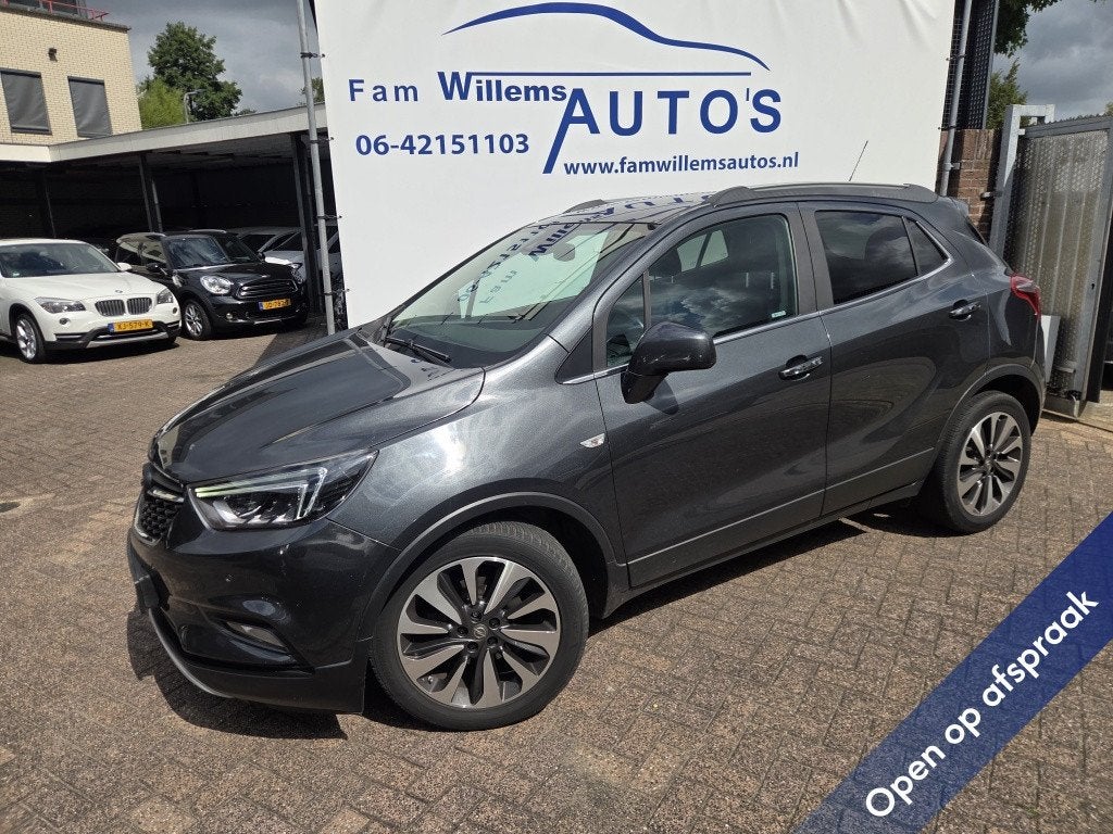 Opel Mokka X 1.4 Turbo Innovation Leer Automaat trekhaak, Auto's, 15 km/l, Gebruikt, Leder, 1364 cc