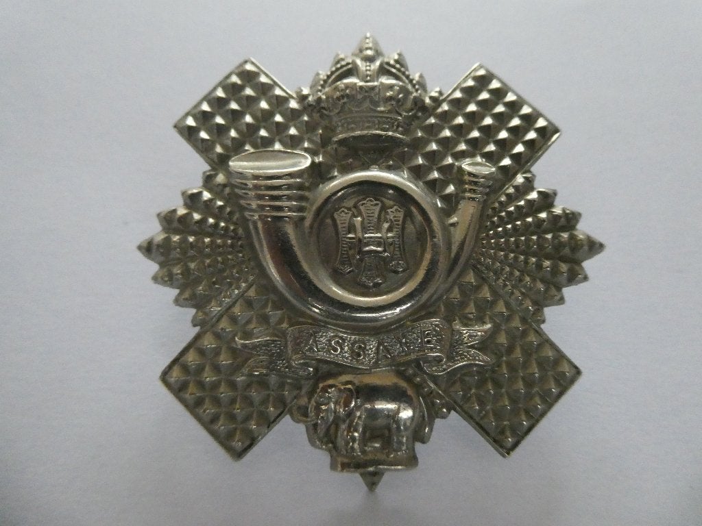 Cap badge The Highland Light Infantry., Verzamelen, Militaria | Tweede Wereldoorlog, Ophalen of Verzenden, Landmacht, Engeland