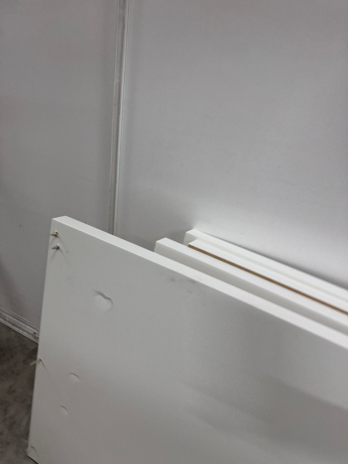 4x IKEA Bureaublad 100x60cm Wit, Ophalen, Gebruikt, IKEA, Wit