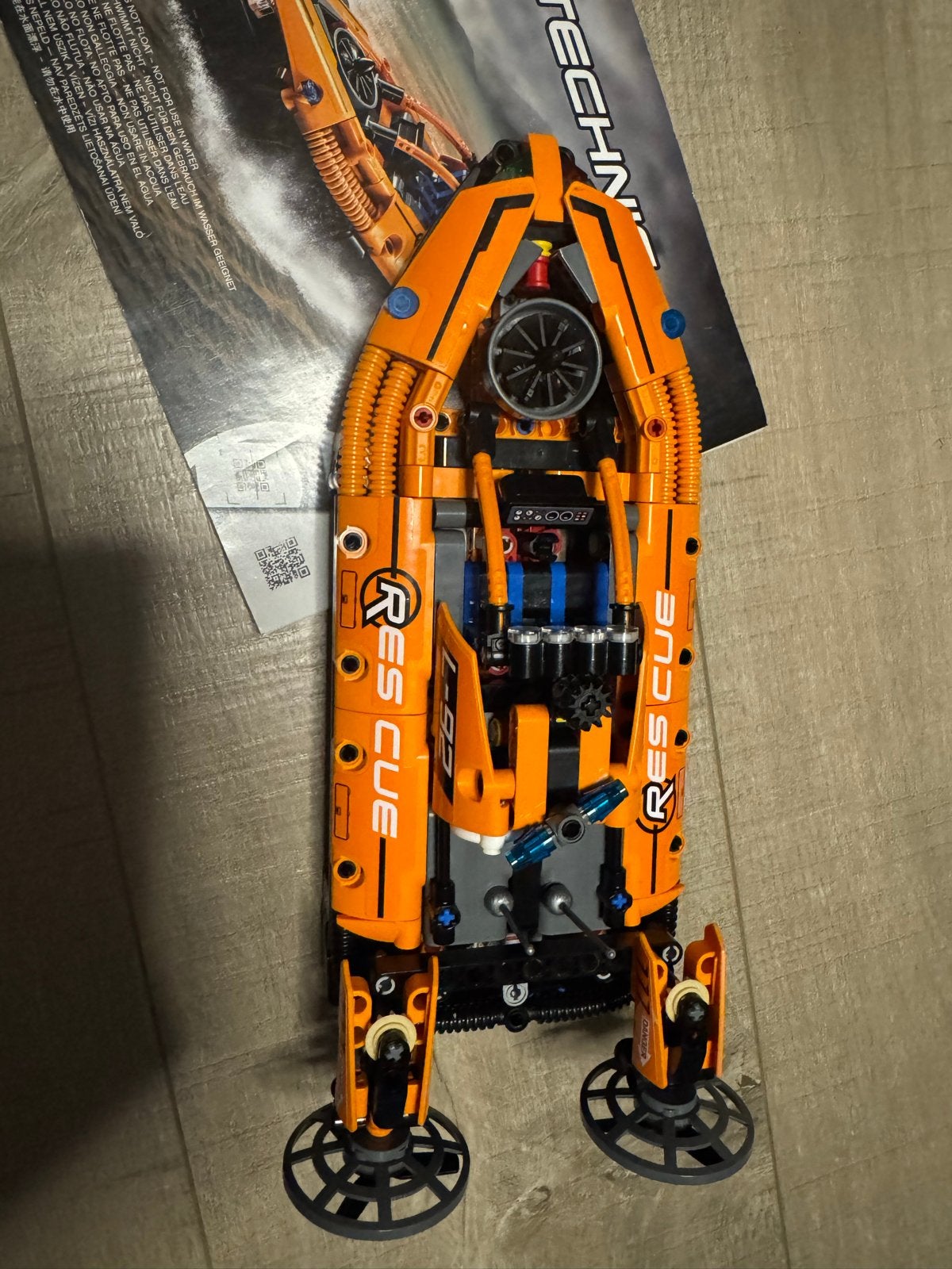 LEGO Technic Reddingshovercraft 42120, Ophalen of Verzenden, Zo goed als nieuw, Overige merken
