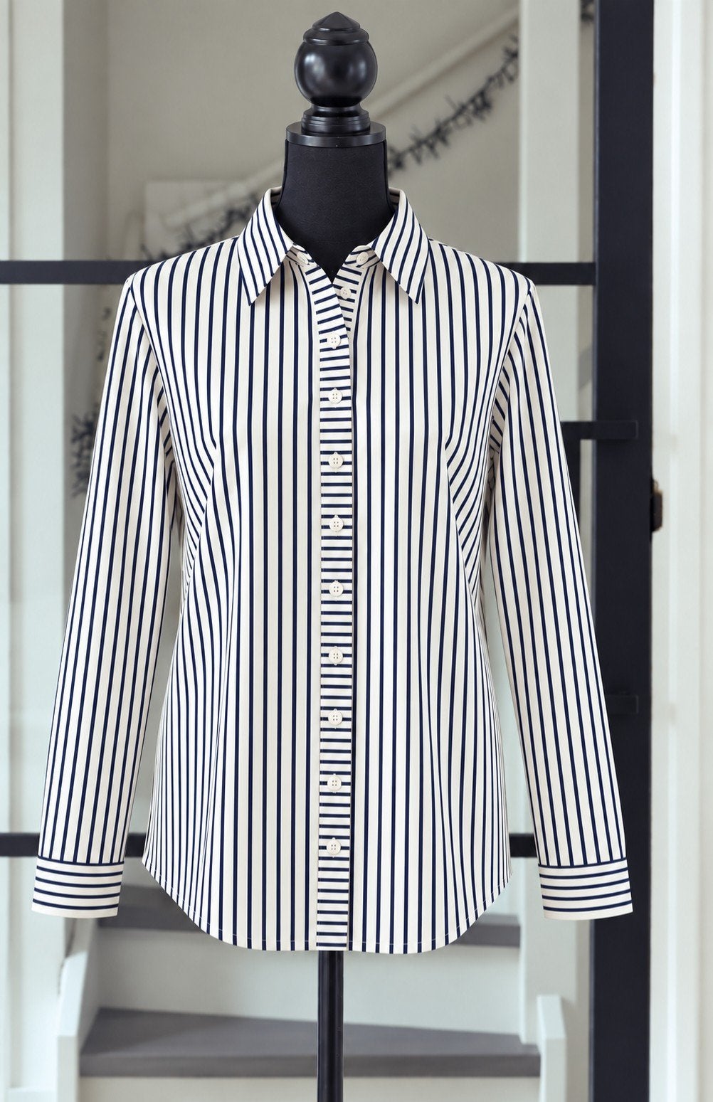 Mi Piace Travelstof Blouse Maat XXL Kleur Dark Blue en Kit, Mi Piace, Maat 46/48 (XL) of groter, Nieuw, Meerkleurig