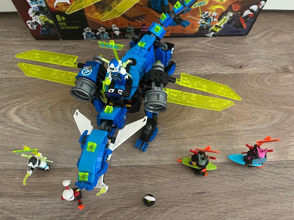 Lego Ninjago Jay’s cyber dragon, Ophalen, Lego, Zo goed als nieuw, Compleet