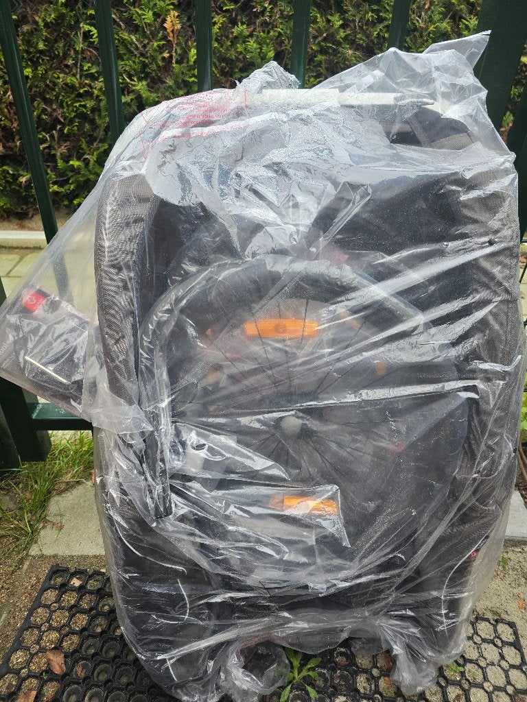 Nieuwe Hamax Traveller fietskar met dissel en buggywiel, Ophalen of Verzenden, Nieuw, Kinderkar, Overige merken