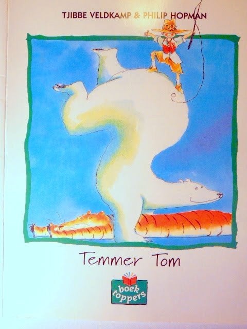 Tjibbe Veldkamp # Temmer Tom  (Boektoppers), 5 of 6 jaar, Fictie algemeen, Ophalen of Verzenden, Zo goed als nieuw
