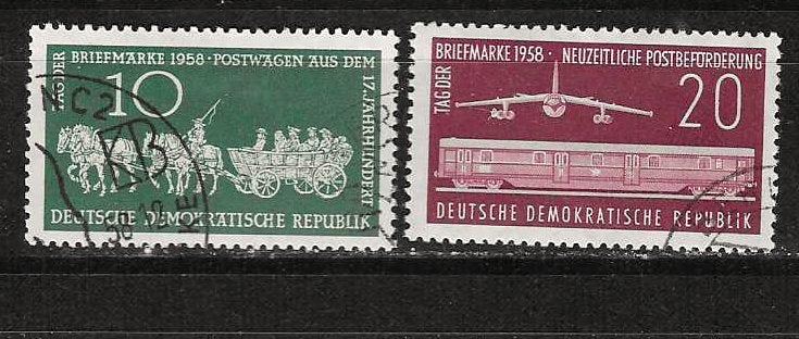 DDR 660-661, Ophalen of Verzenden, DDR, Gestempeld