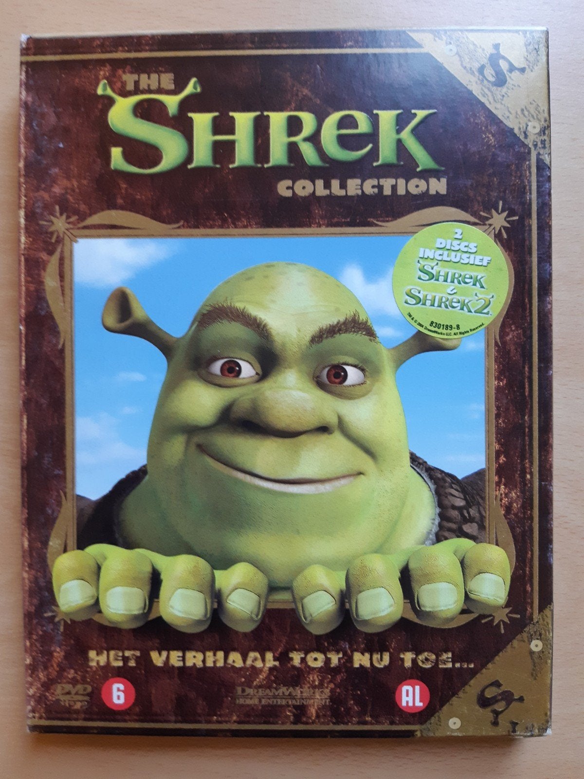 Shrek Collectie DVD - Het Verhaal Tot Nu Toe (Shrek 1 & 2), Animatie, Nederlands, Inclusief doosje, Ophalen of Verzenden