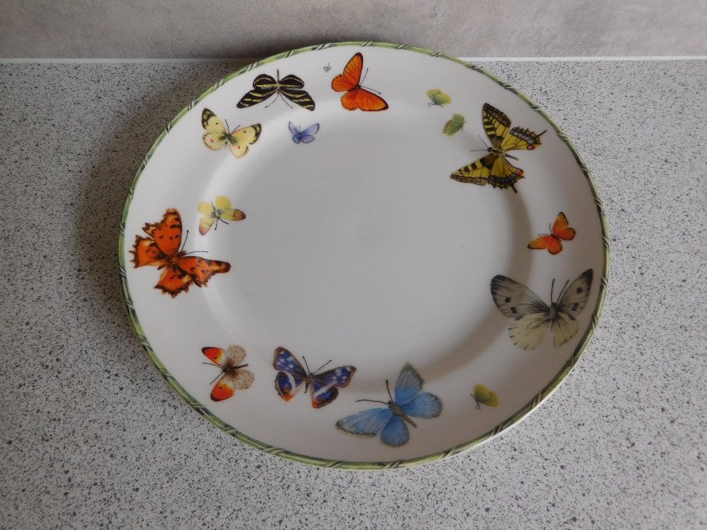 Bord Vlinders Janneke Brinkman - 21 cm, Huis en Inrichting, Keuken | Servies, Overige merken, Ophalen of Verzenden, Zo goed als nieuw
