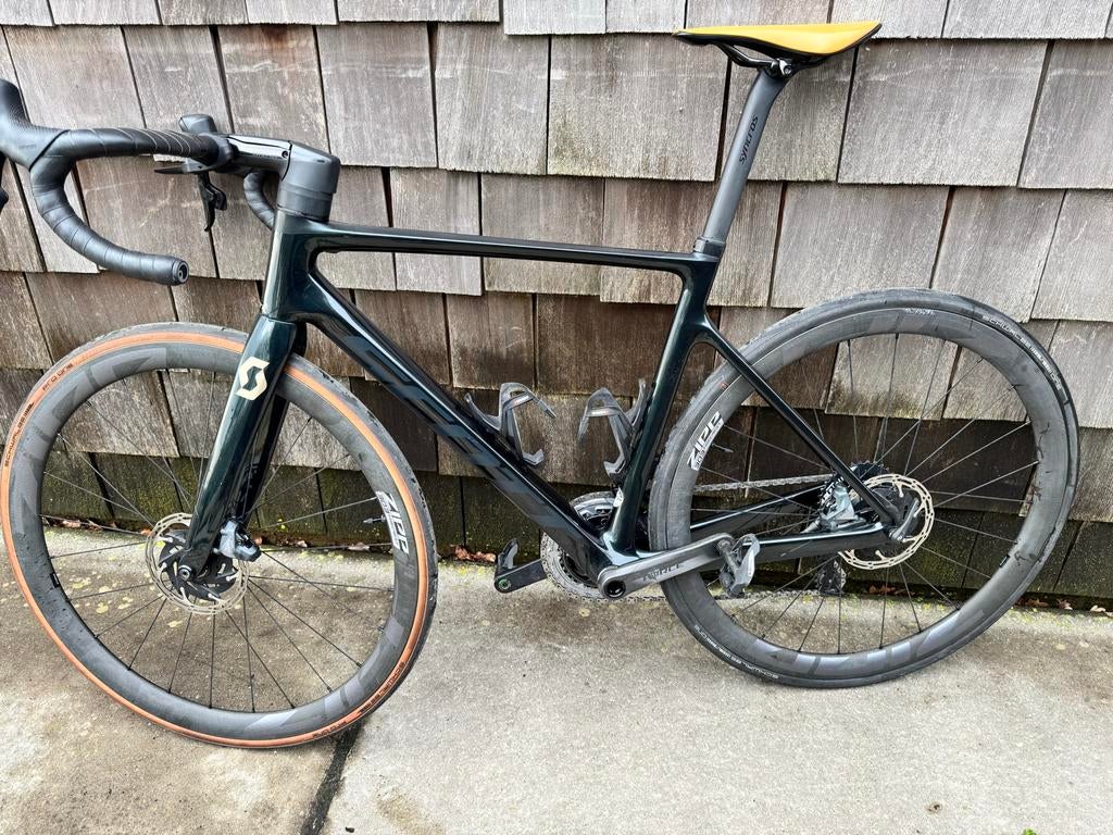 Scott Addict RC20 maat54- Carbon, powermeter en Zipp 303, 28 inch, Carbon, Heren, Zo goed als nieuw