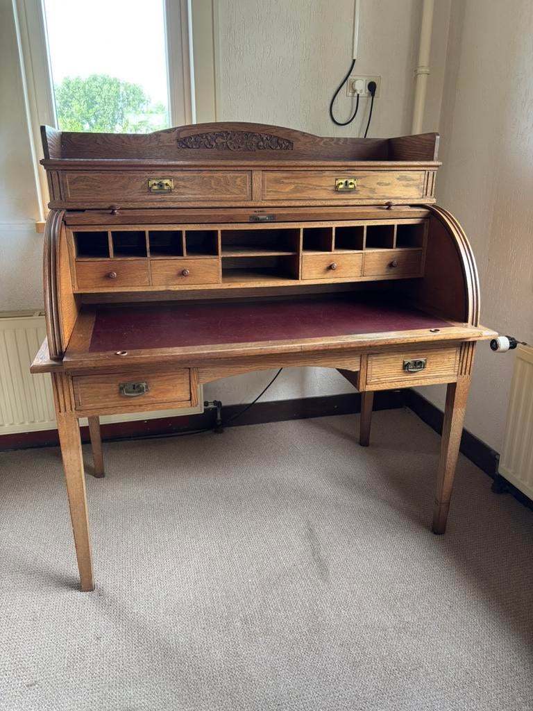 Secretaire met uitschuifbaar blad, Ophalen, Gebruikt