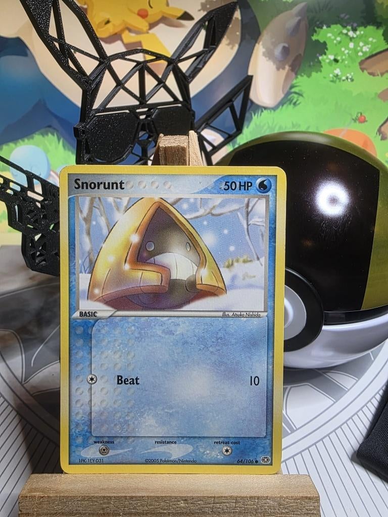 Snorunt 64/106 Pokemon Emerald, Ophalen of Verzenden, Zo goed als nieuw, Losse kaart