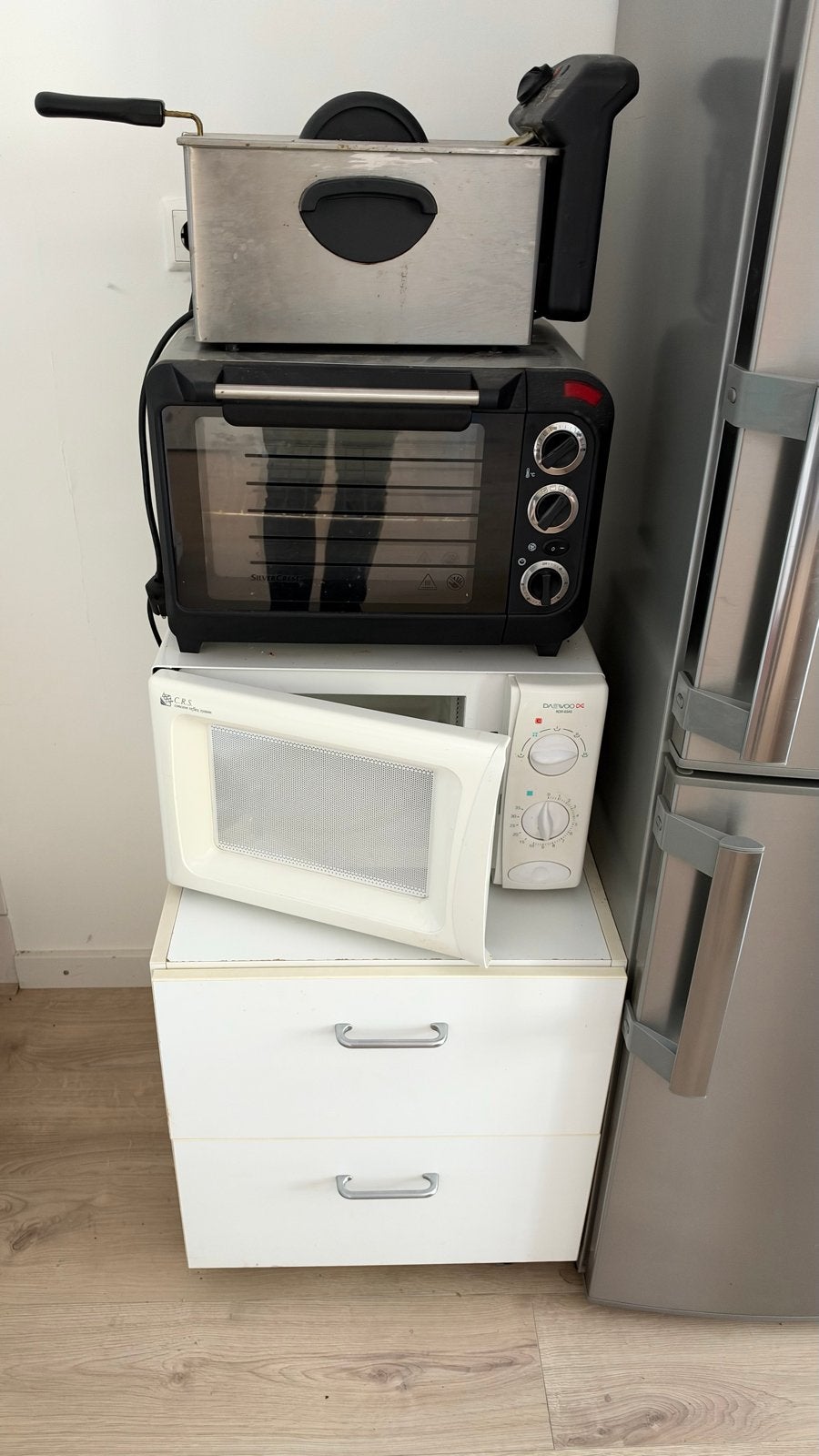 Keukenapparatuur set: magnetron, oven, friteuse, airfryer, S, Ophalen, Gebruikt