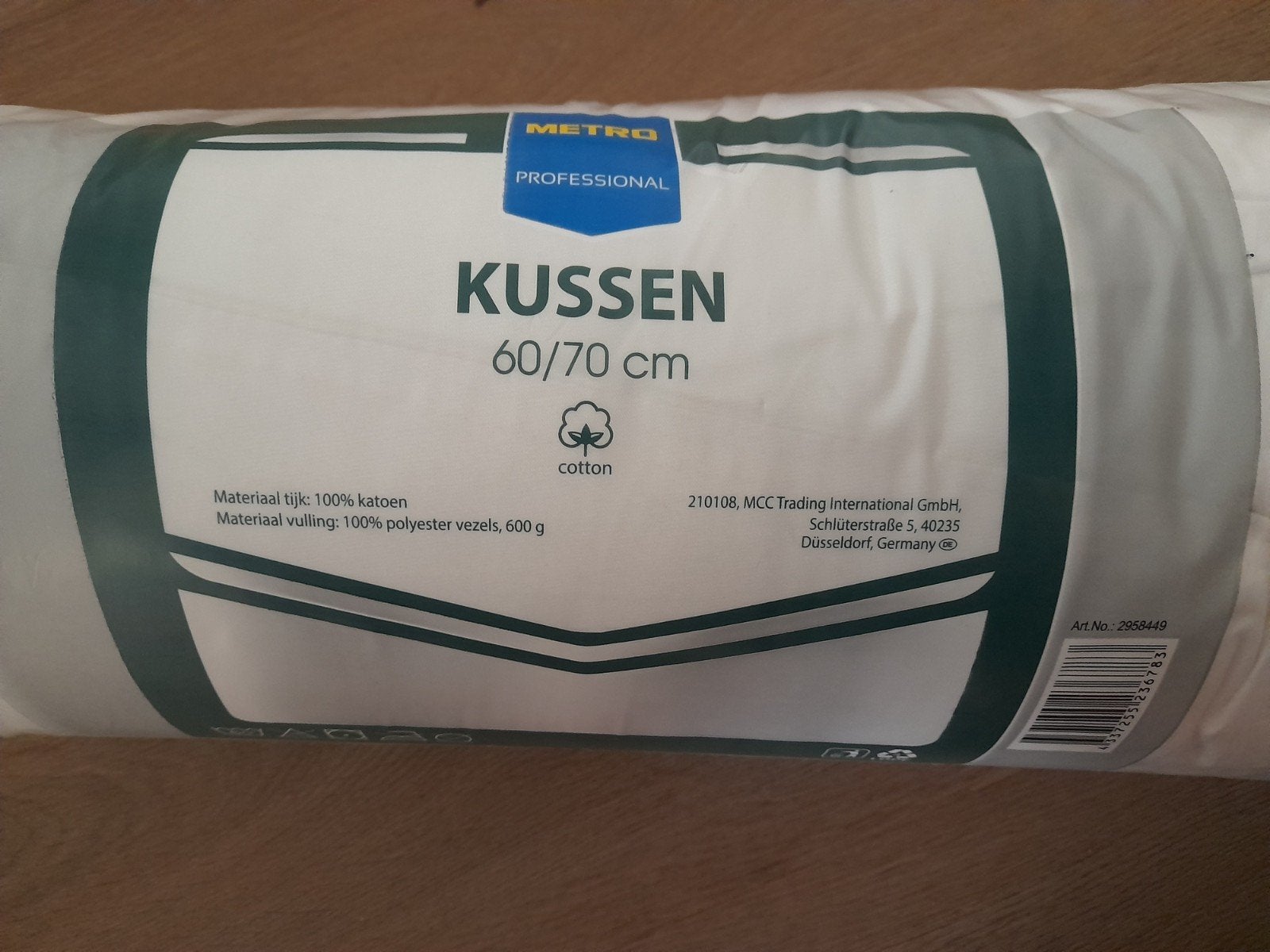 Nieuw Makro ( METRO) slaapkussen 60x70 cm, 600 gram, Overige merken, Jongetje of Meisje, Wit, Nieuw