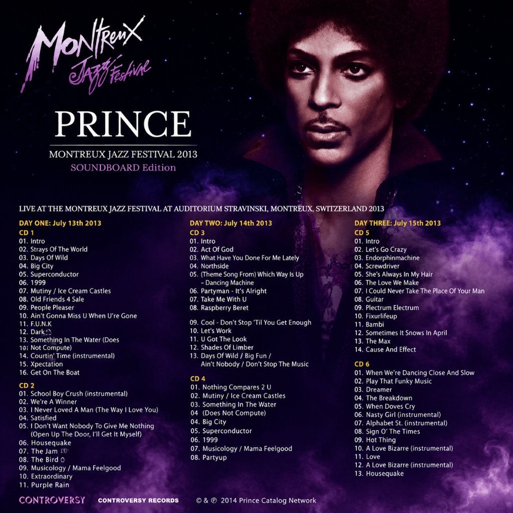 PRINCE & 3RD Eye Girl - MONTREUX JAZZ FESTIVAL 2013 (6CD), Verzenden, Import