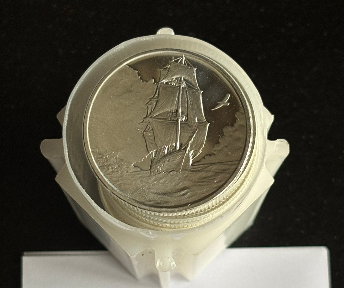 20oz ASCENSION ISLAND 2025 tube - zilver .999 munten, Ophalen of Verzenden, Zilver
