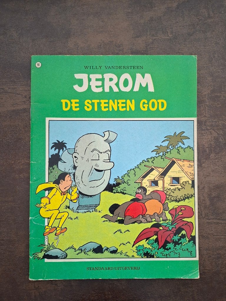 Jerom 90 – De stenen god, Eén stripboek, Ophalen of Verzenden, Zo goed als nieuw