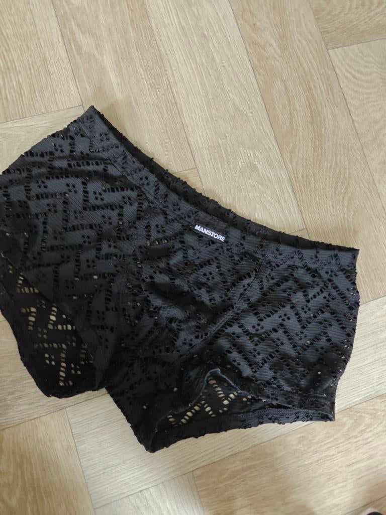 Gebruikte hipster onderbroek - Medium, Kleding | Heren, Ondergoed, Verzenden, Zwart, MANSTORE, Boxer