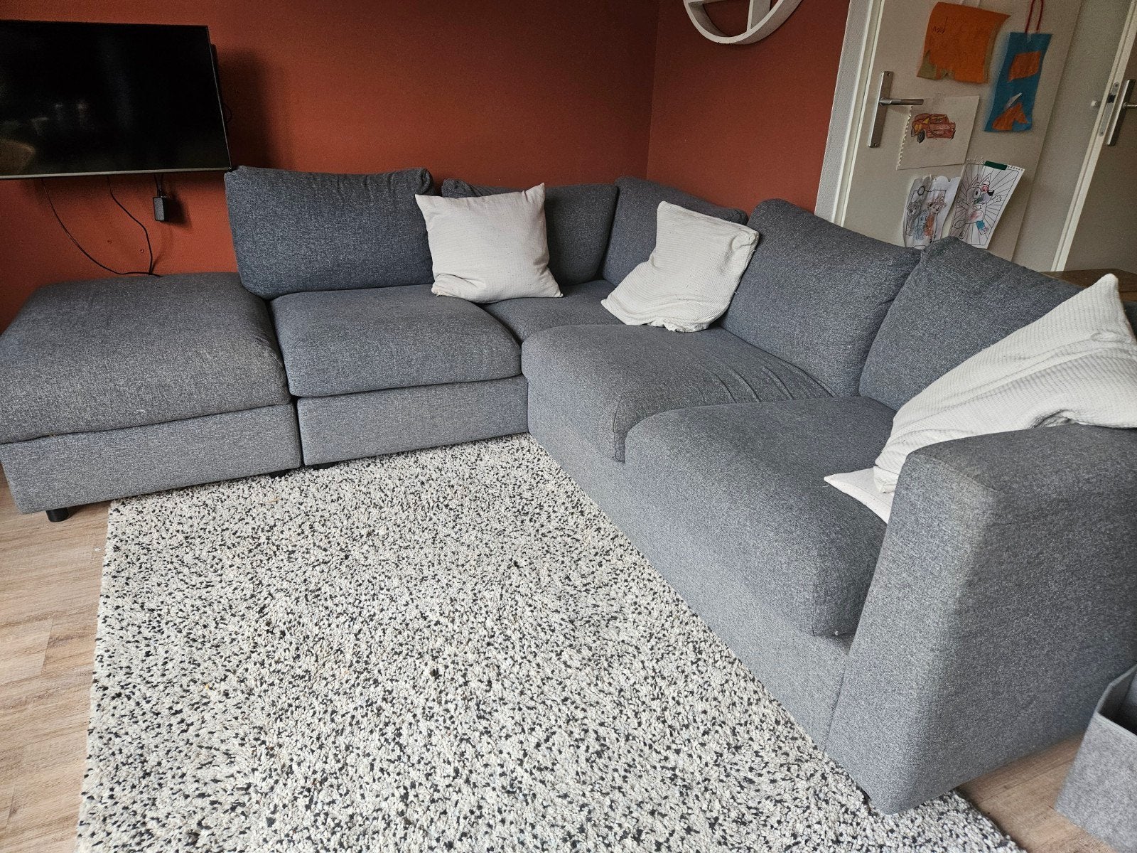 Ikea Vimle hoekbank met hocker, Ophalen