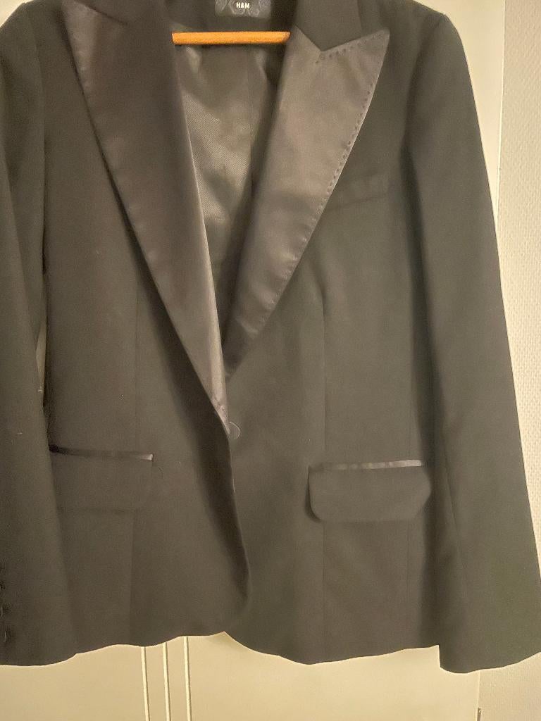 te koop dames smoking H&M maat 36 met 2 broeken, Verzenden, Zwart, Zo goed als nieuw, Maat 36 (S)