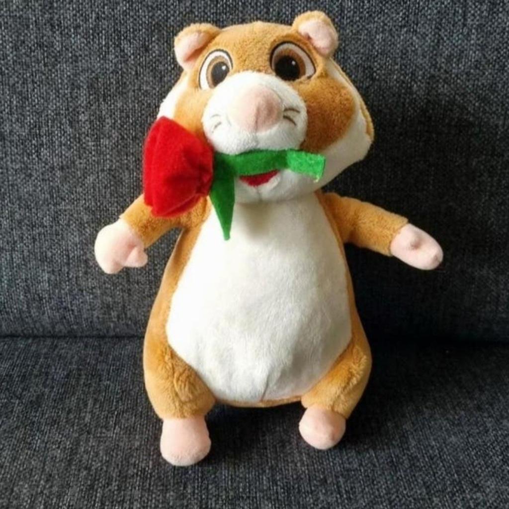 Ah hamster met roos valentijnsdag, Ophalen of Verzenden, Overige typen