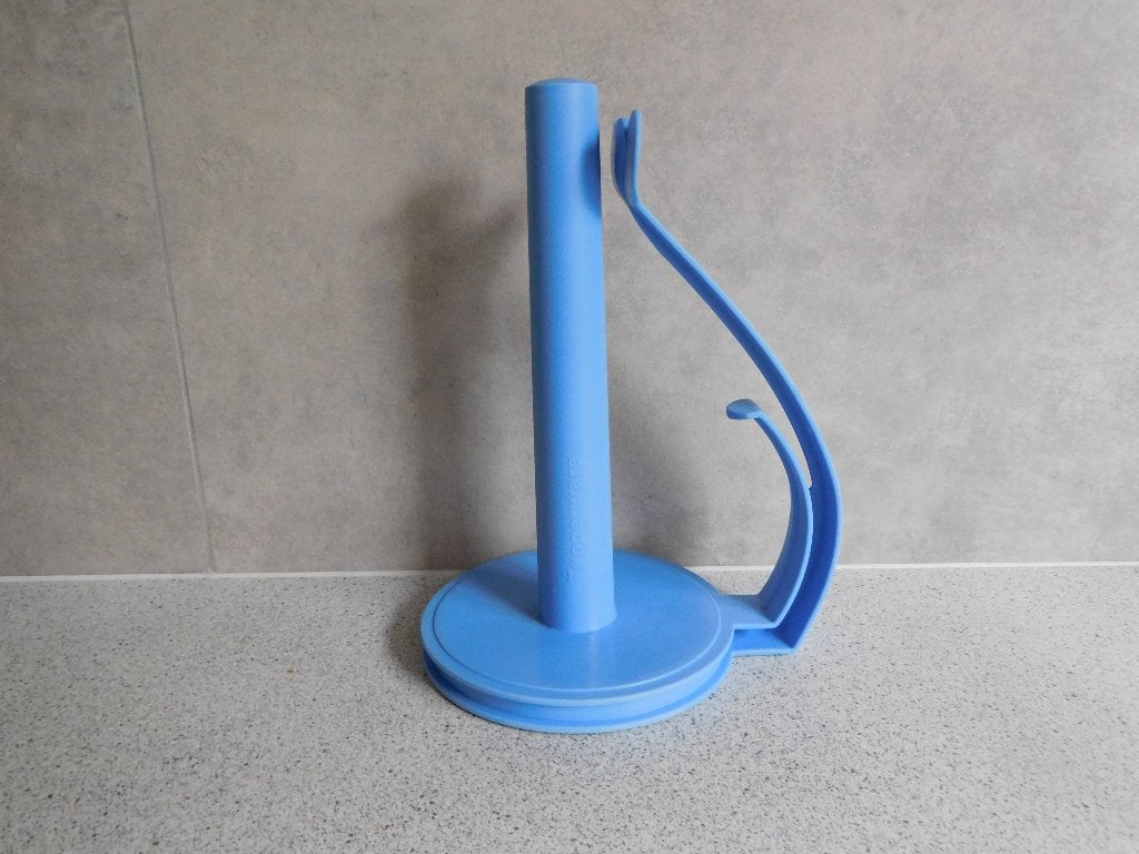 Tupperware Trendy Keukenrolhouder Blauw, Blauw, Overige typen, Ophalen of Verzenden, Zo goed als nieuw