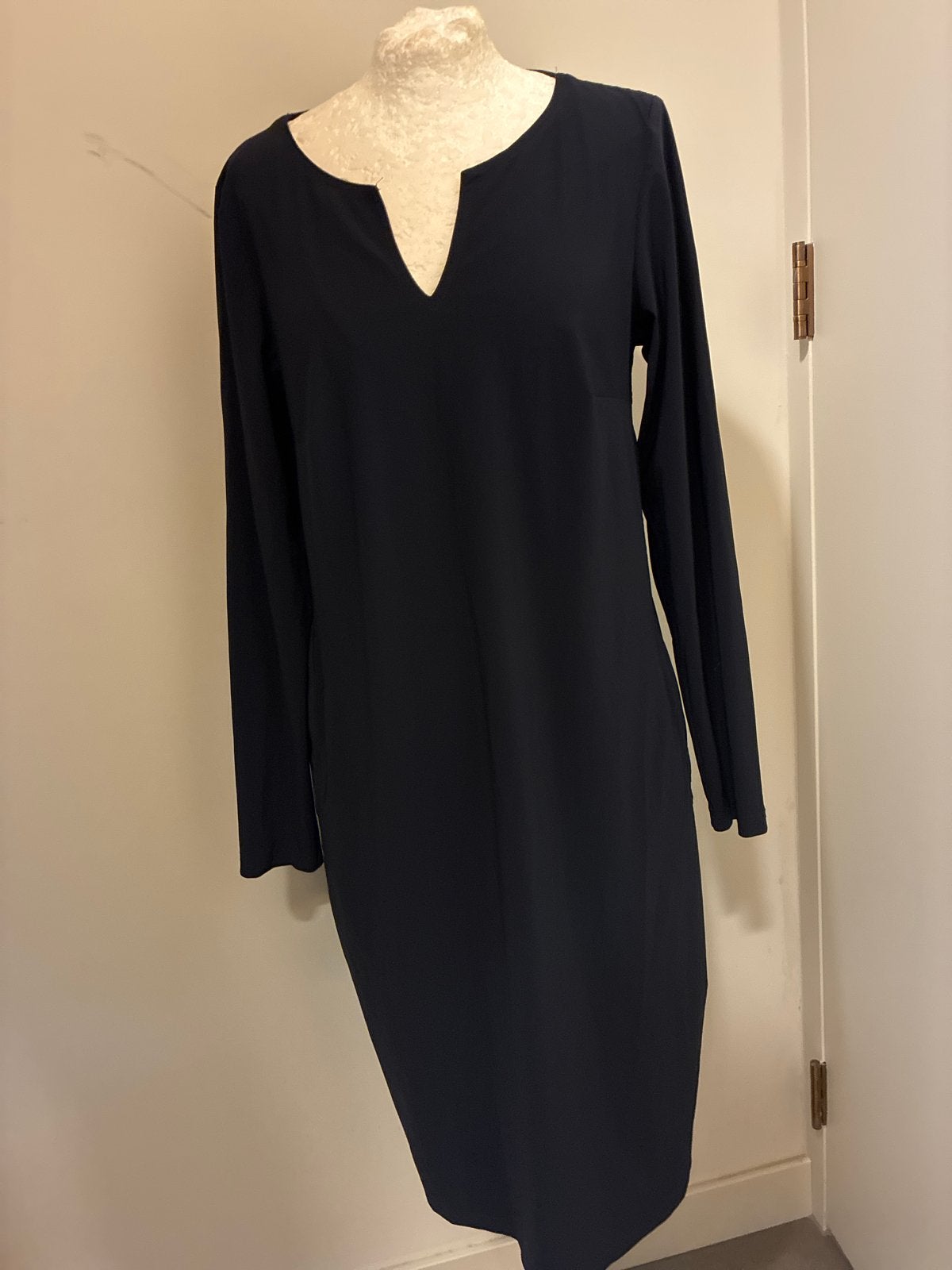 Studio Anneloes Simplicity jurk navy lange mouw maat xxs-L, Blauw, Maat 42/44 (L), Ophalen of Verzenden, Zo goed als nieuw