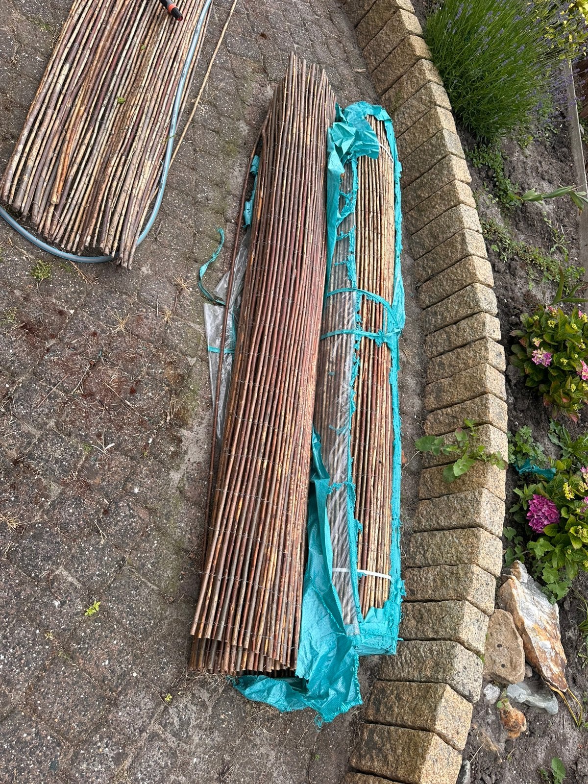 Wilgenmatten dik op rol, Tuin en Terras, Schuttingen, Ophalen, Nieuw, 6 meter of meer