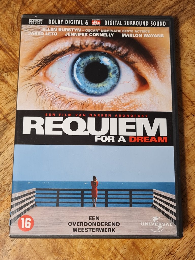 DVD Requiem for a Dream, Engels, Waargebeurd drama, Alle leeftijden, Nederlands