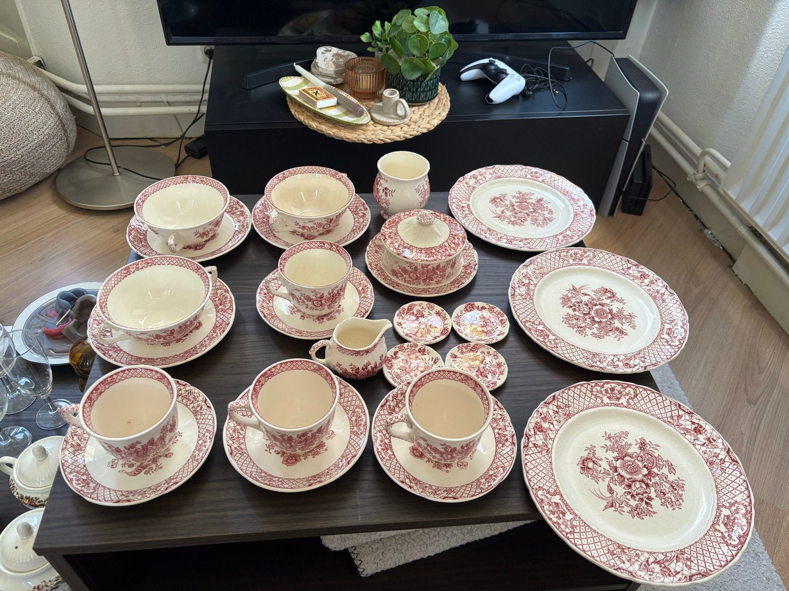 Mason’s Stratford Pink / Rose, Antiek en Kunst, Ophalen
