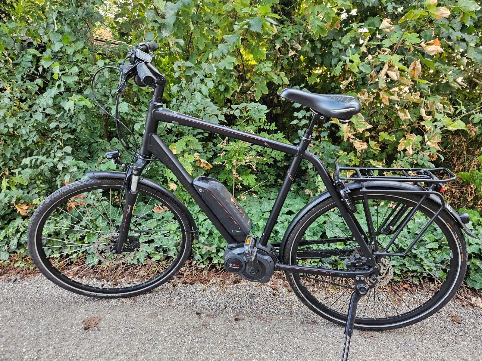 KALKHOFF BOSCH PR FORMANCE MIDDENMOTOR HERENFIETS 60 CM 400W, Gebruikt, 59 cm of meer, 50 km per accu of meer, Ophalen