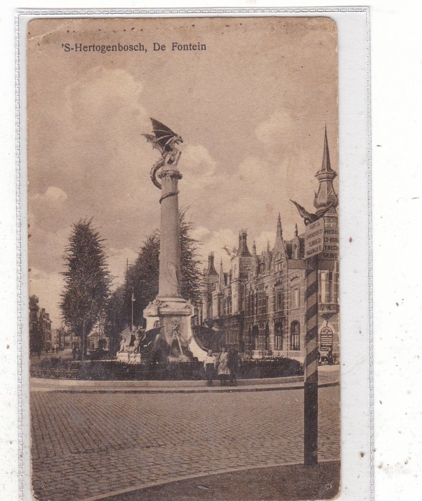 s-Hertogenbosch-De Fontein 1924, Verzenden, 1920 tot 1940, Gelopen, Noord-Brabant