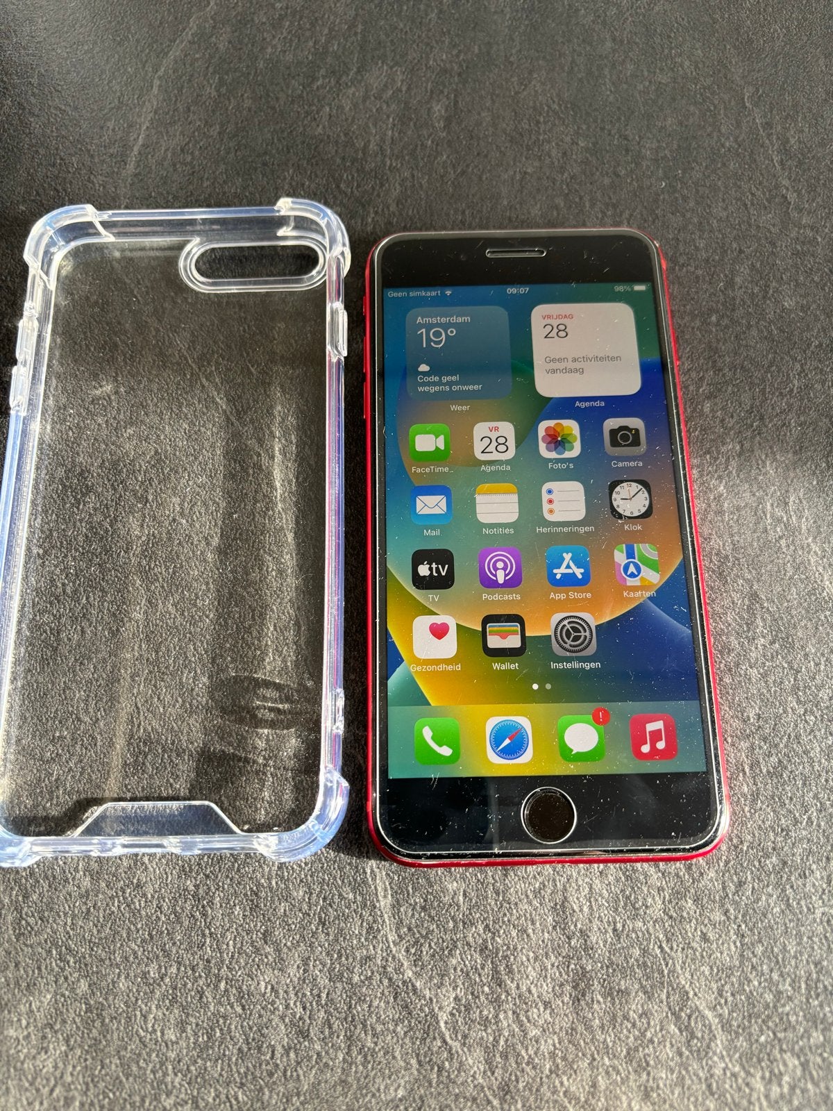 iPhone 8 Plus Rood 64GB, Telecommunicatie, Mobiele telefoons | Apple iPhone, Ophalen, IPhone 8 Plus, Zo goed als nieuw, 64 GB