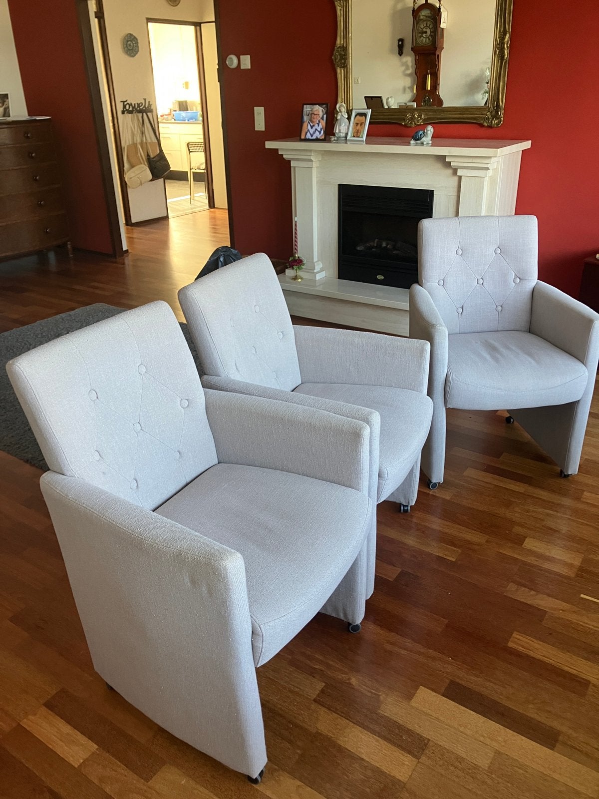 Drie fauteuils, Huis en Inrichting, Ophalen, Gebruikt, 75 tot 100 cm, 50 tot 75 cm
