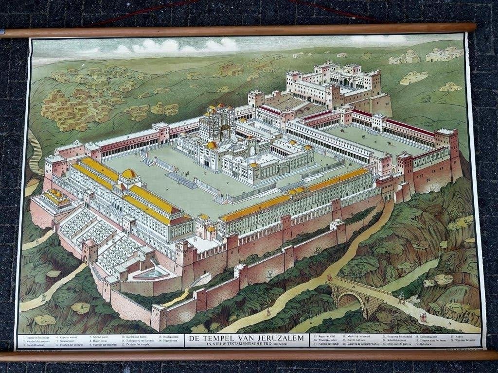 De tempel te Jeruzalem, Antiek en Kunst, Ophalen of Verzenden, Geschiedenis